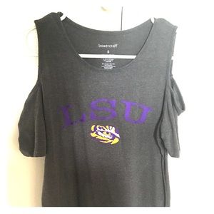 LSU off the shoulder great summer shirt